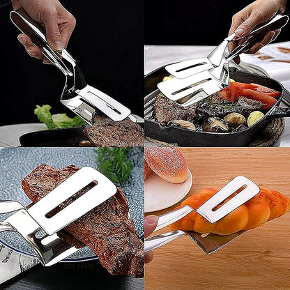 Heat Resistant Multipurpose Kitchen Frying Turner Serving Spatula Tong