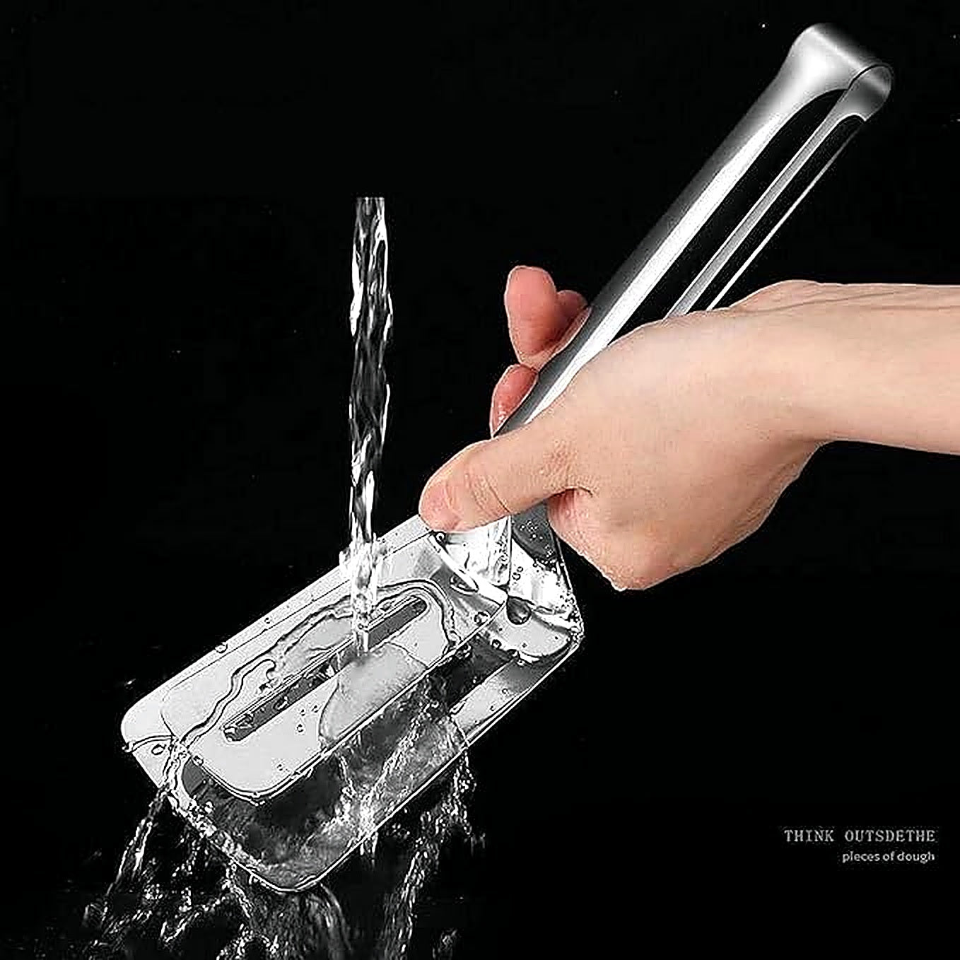 Heat Resistant Multipurpose Kitchen Frying Turner Serving Spatula Tong