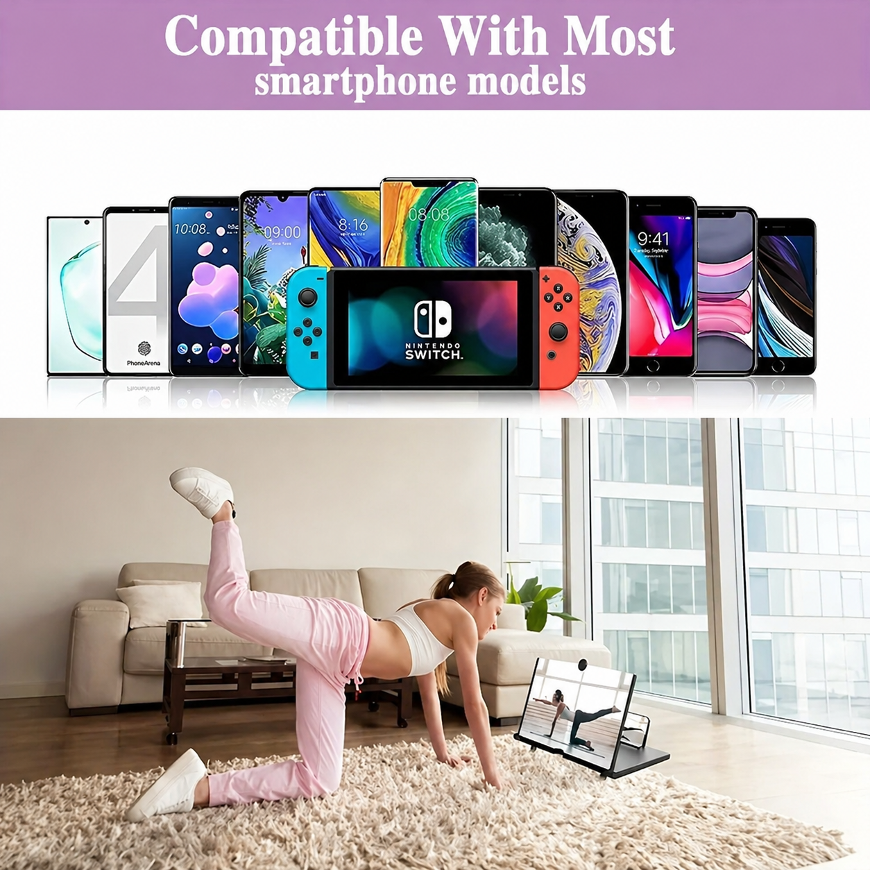 Mobile Phone Video Screen Magnifier