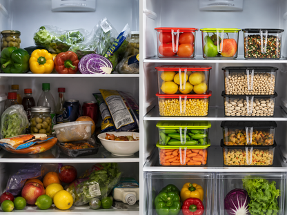 Fridge Storage Containers ( Pack of 6 )