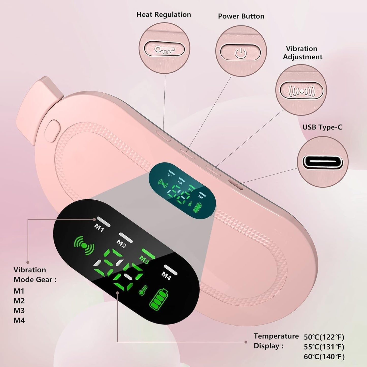 Portable Massage Heating Reusable Belt