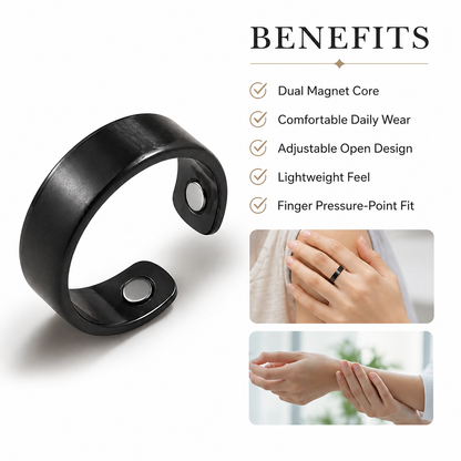 Adjustable Acupressure Wellness Ring (Unisex)