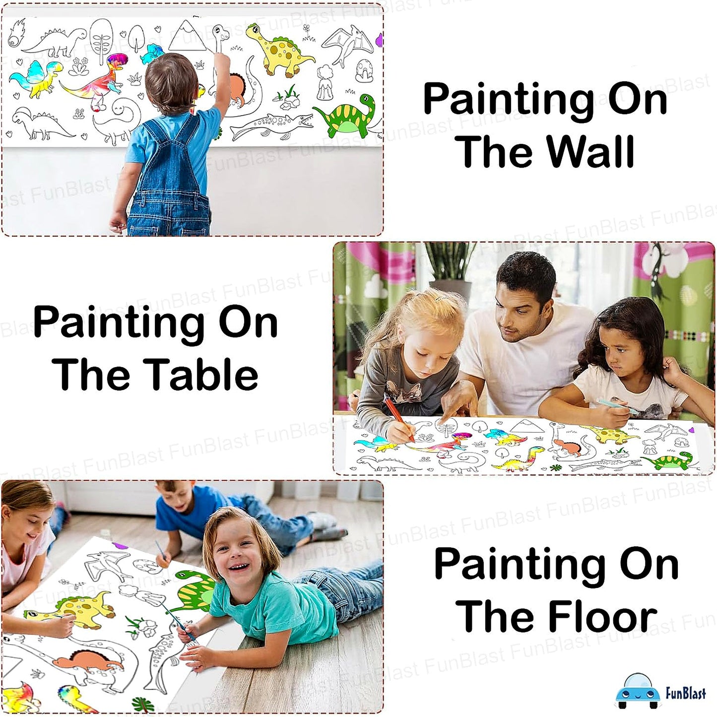 Children's Drawing Roll - Coloring Paper Roll for Kids