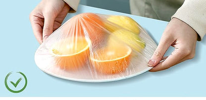 Fresh Keeping Bags, Reusable Elastic Food Storage Covers Pack of 100