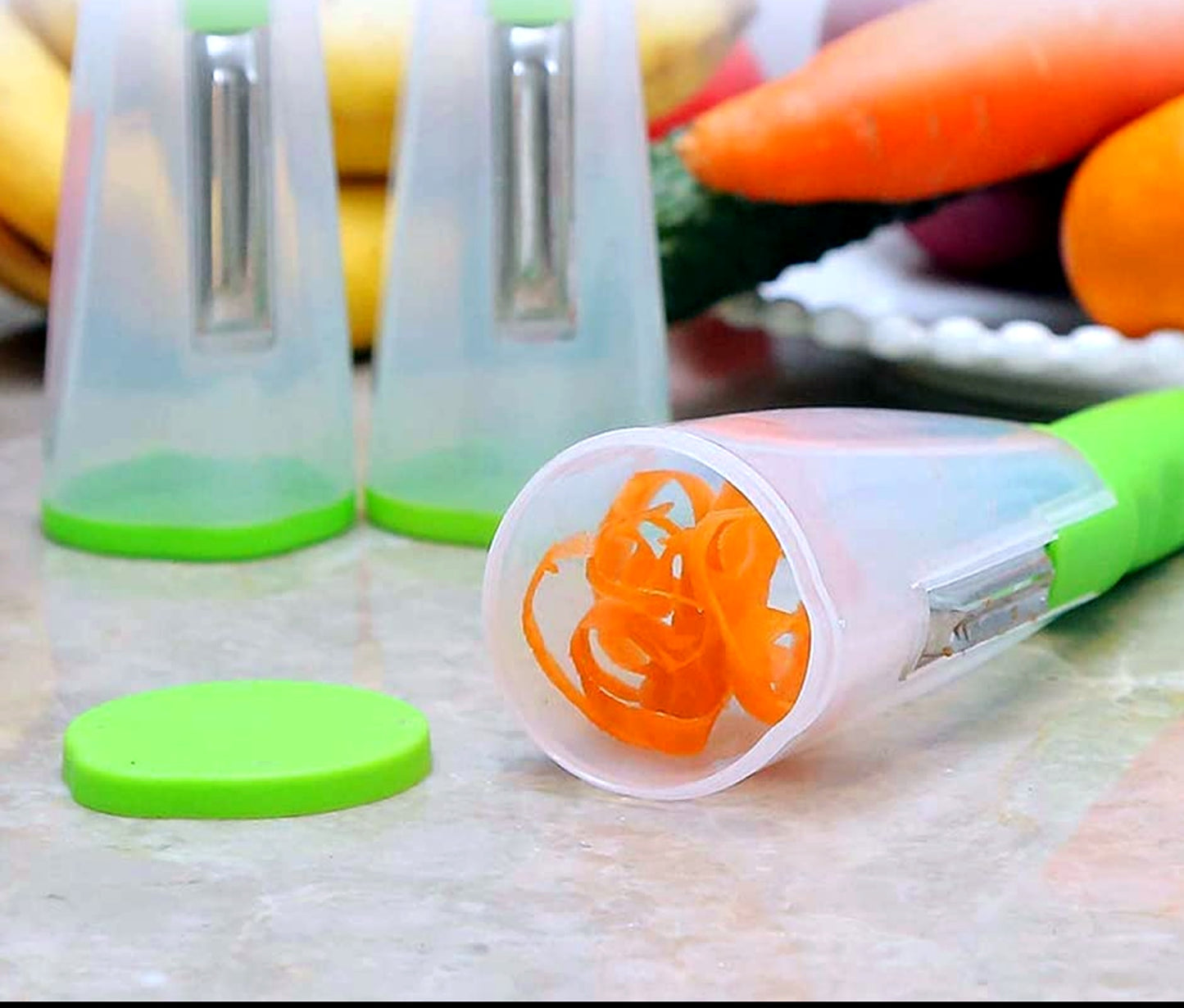 Vegetable Peeler with Container Multifunctional All in One Vegetable