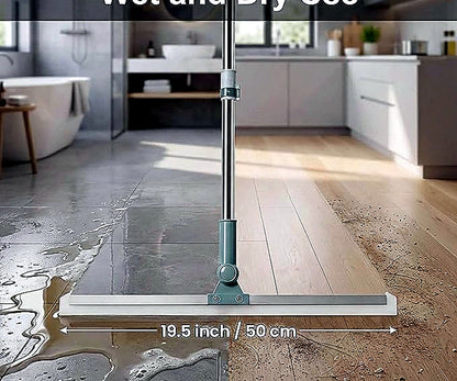 Floor Squeegee 20 inch Silicone Long Handle